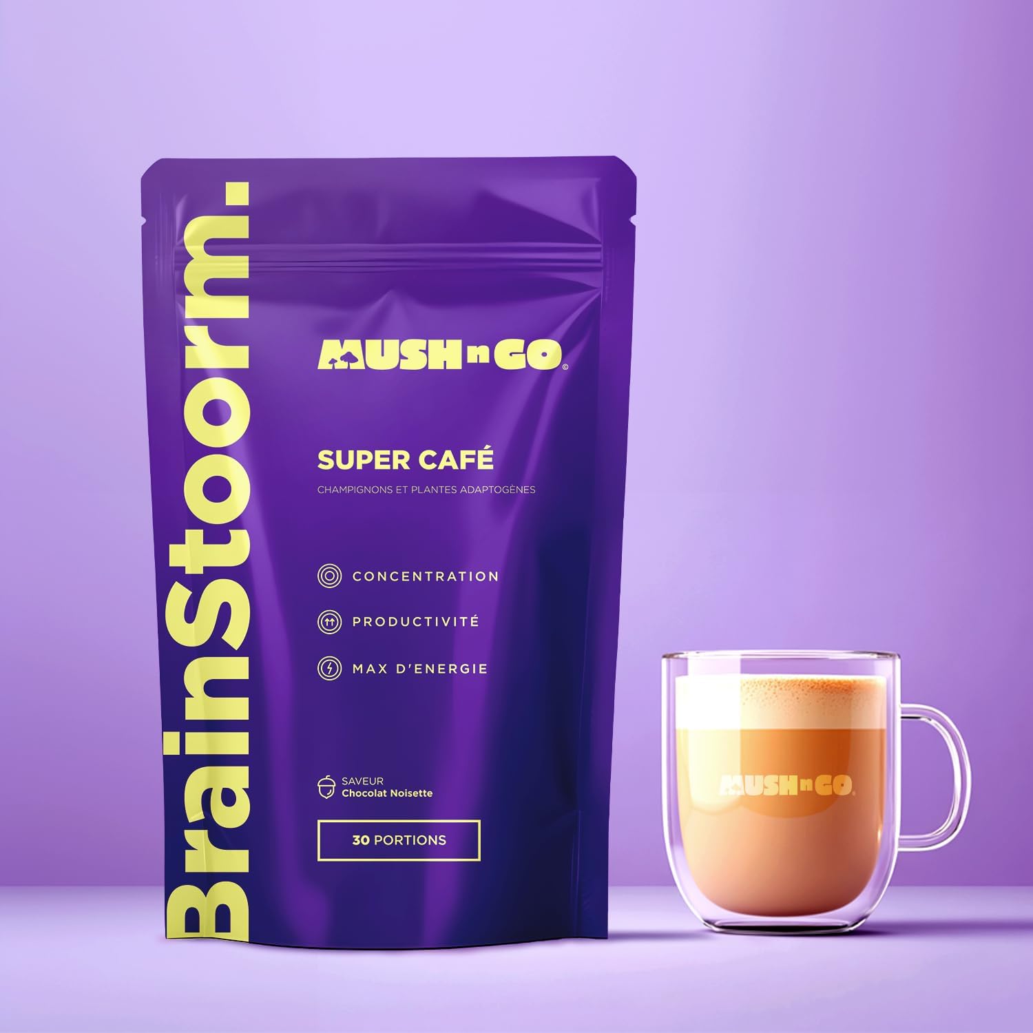 Cafe adaptogene - Brainstoorm Mushngo Brainstoorm