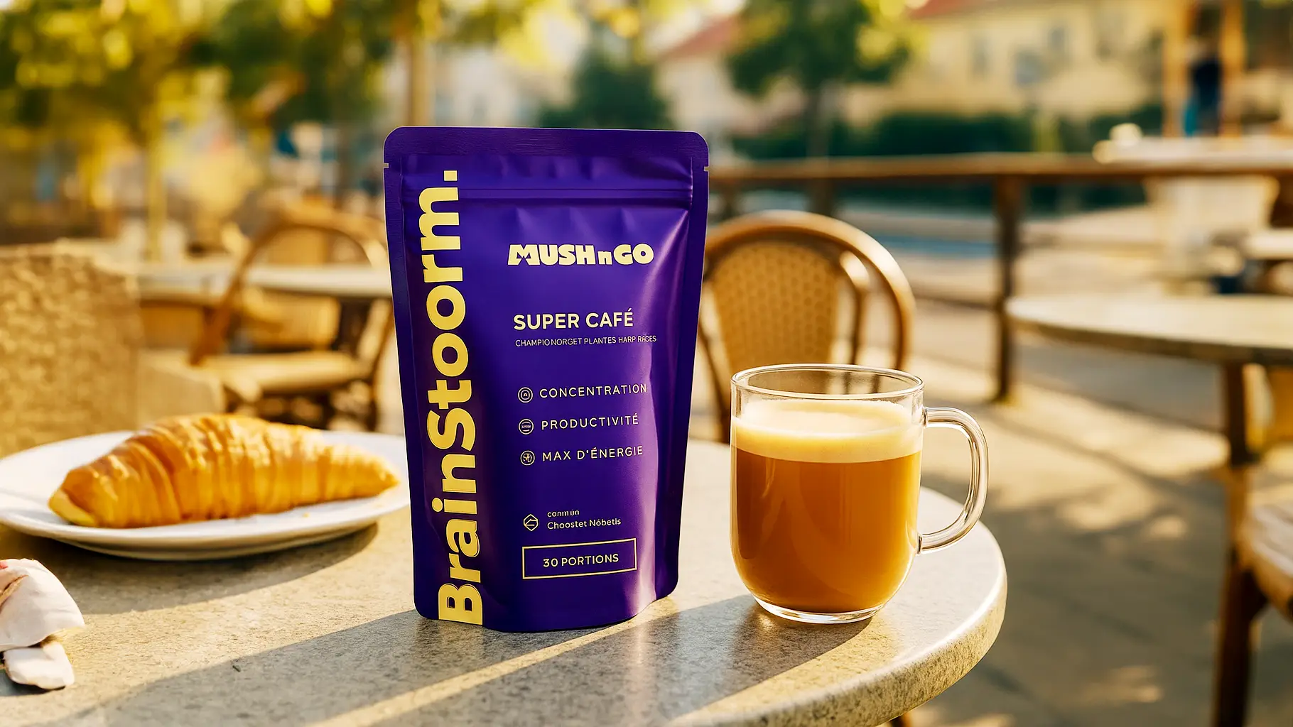 MushN'Go Brainstoorm vs Café Guerriers : Quel Café Adaptogène choisir ?